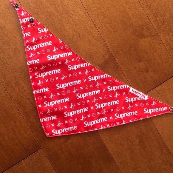 Supreme Louis Vuitton Dog Bandana - Just Me and Supreme